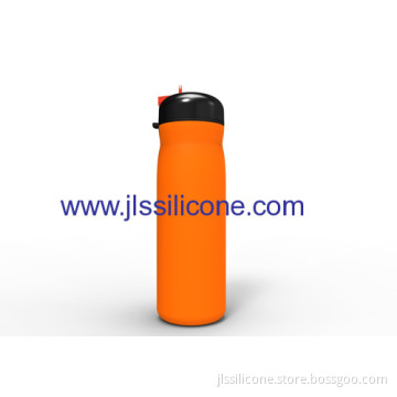 Heat Resistant 600ml Silicone Water Bottles 
